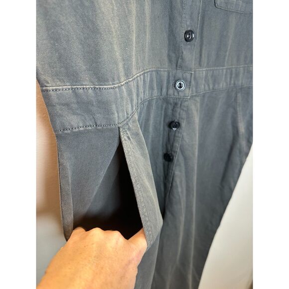 Outer Known Women's Size S Storm Sea Jumpsuit Button Front EUC - Picture 12 of 13
